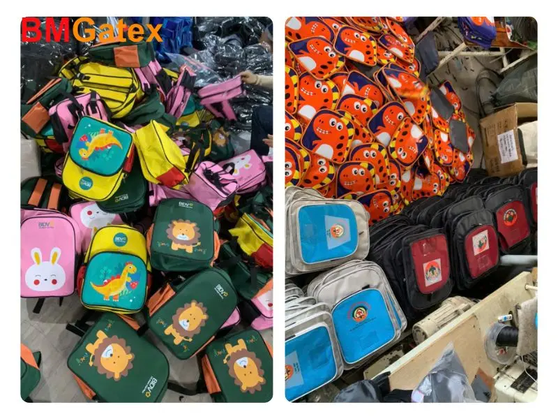 Quy trình đặt may balo đồng phục theo yêu cầu tại BMGatex