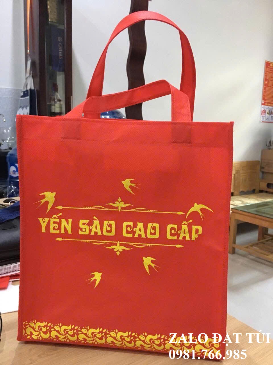 Túi vải đựng yến sào