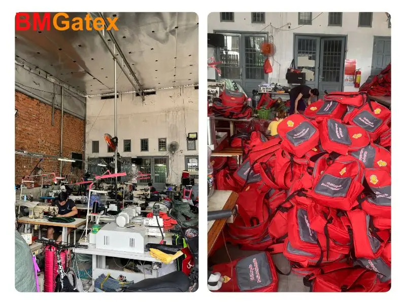 Giải pháp sản xuất balo quà tặng in logo theo yêu cầu từ BMGatex